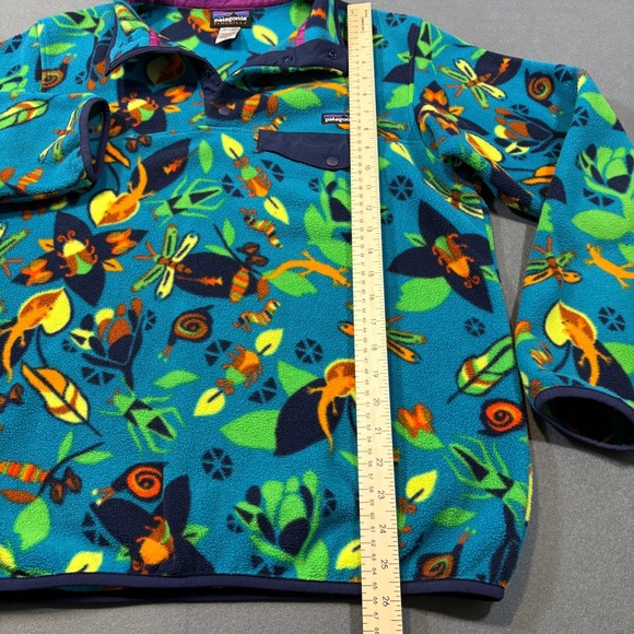 Patagonia Jitterbug Synchilla Snap-T Women's Medium Fleece Pullover Jacket - Picture 5 of 7